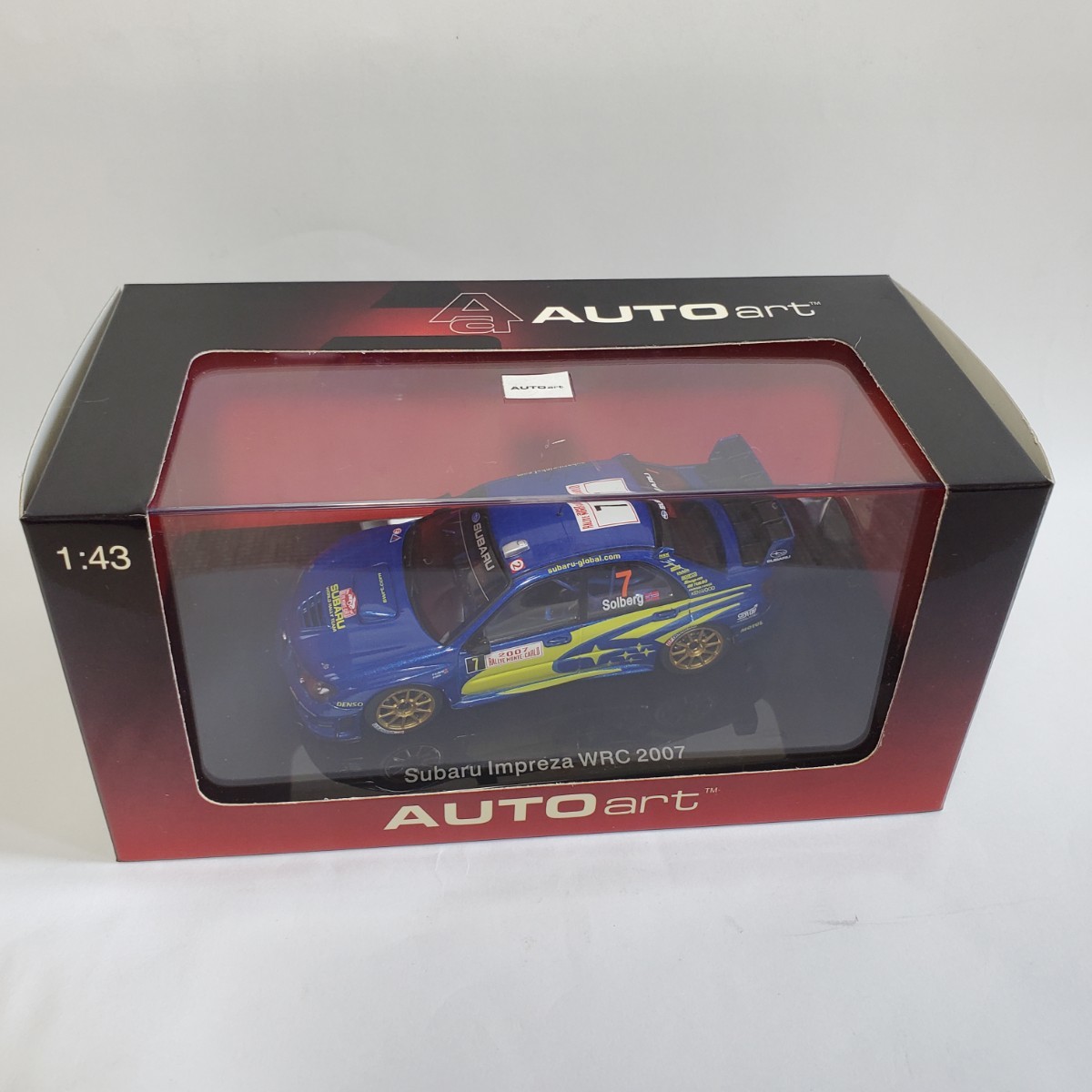 AUTO art オートアート1/43「SUBARU IMPREZA WRC 2007」スバル 