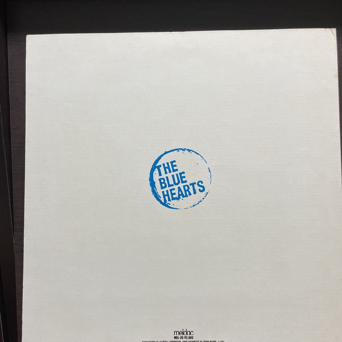 希少オリジナルダンボールジャケLP!! The Blue Hearts ザ