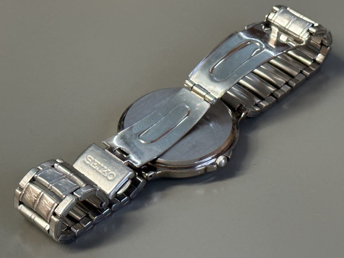 1円〜◇SEIKO セイコー SOLAR ソーラー V145-0E20 メンズ腕時計 稼働品 