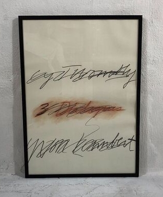 Cy Twombly Three Dialogues アートポスター サイ・トゥオンブリー 