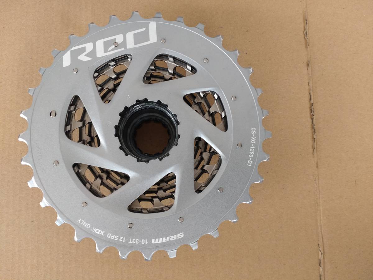 SRAM RED 10~33T 12速 XDR専用　　　　　
