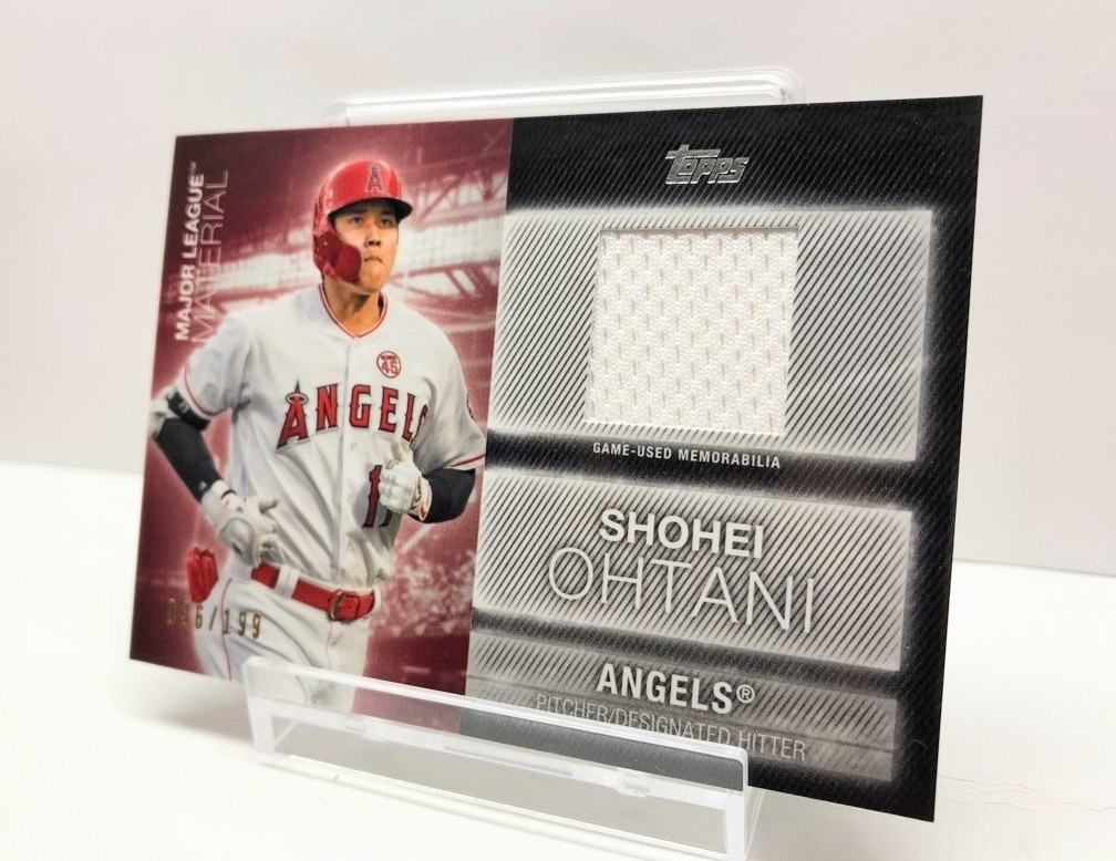 199枚限定 大谷翔平 Topps 実使用ユニフォーム インサートカード #MLM
