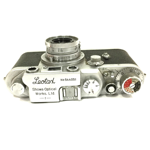 YA-A038【動作品】Leotax レンジファインダーカメラ本体とレンズお