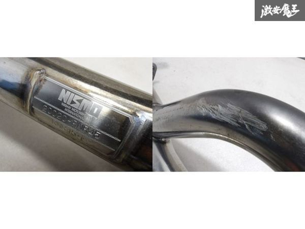 RB26 旧ロゴ NISMO ニスモ ステンレスフロントパイプ 希少！！ 旧ロゴ NISMO ニスモ ヴェルディナ BNR34 スカイライン GTR