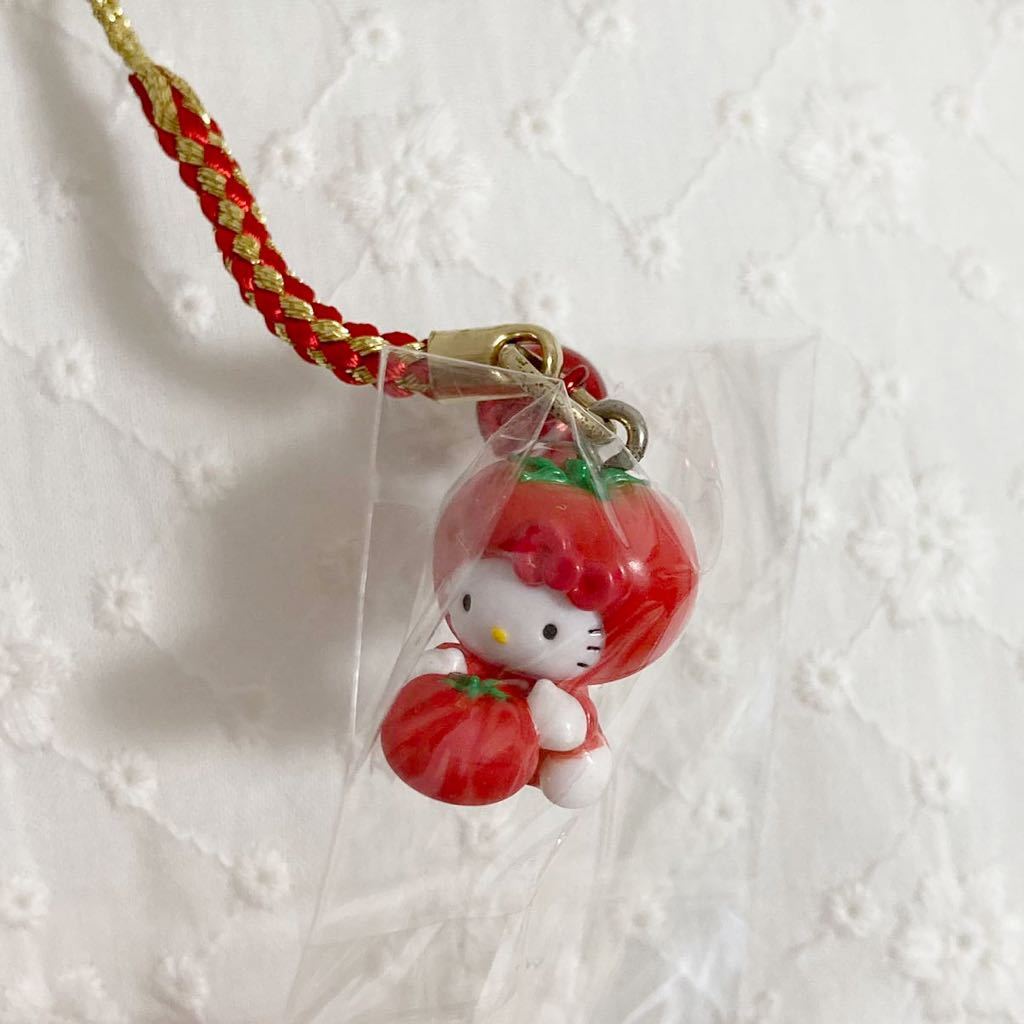 レア！ハローキティ 根付け 夏野菜バージョン レア！ 根付 5種セット