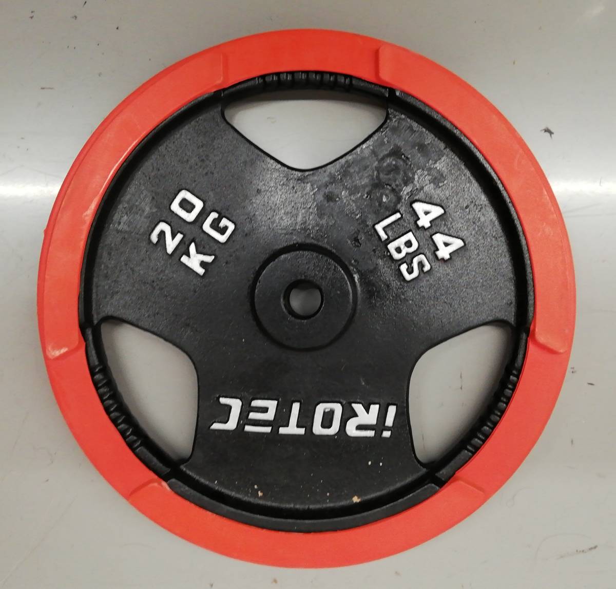 iROTEC20kg 44 LBS ダンベルバーベルプレート 1枚 iROTEC20kg 44 LBS