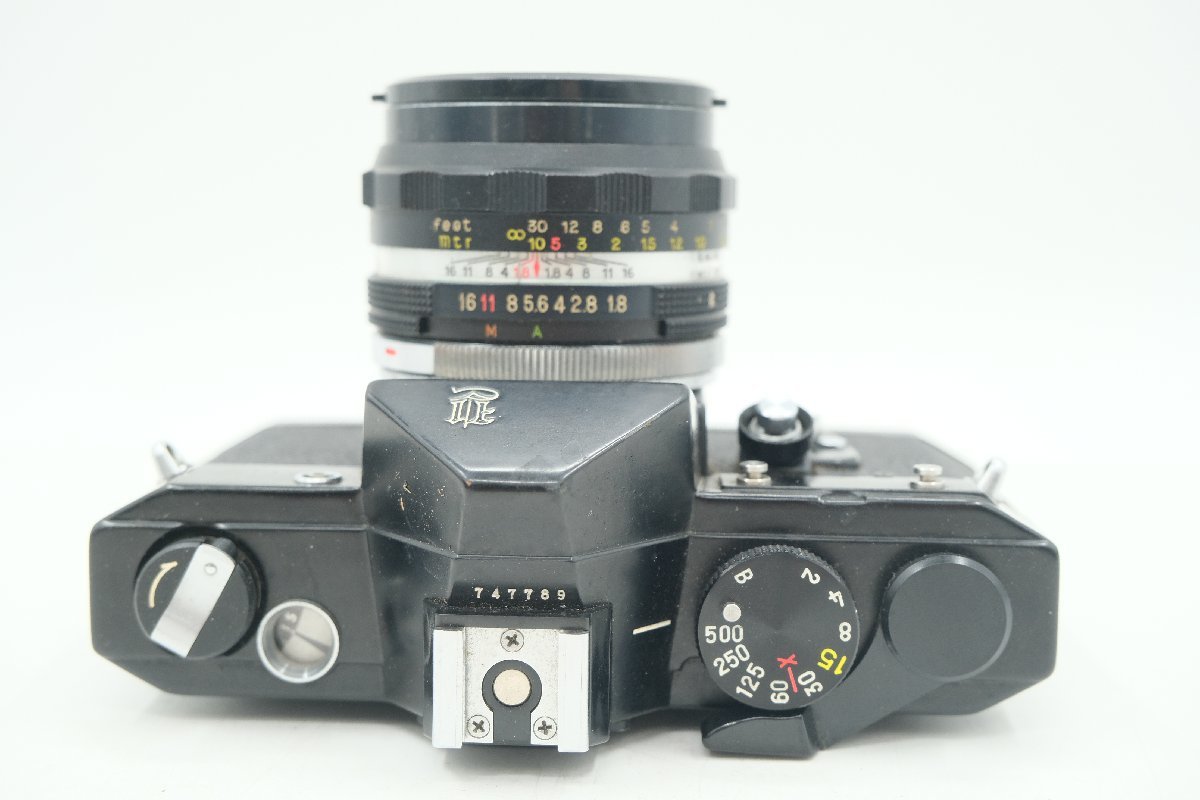 z22377】PETRI ペトリ V6Ⅱ一眼レフ フィルムカメラ ブラック ボディ
