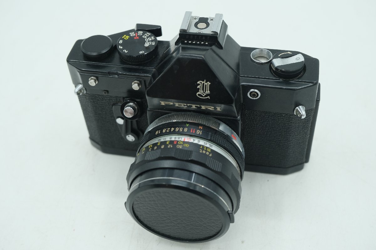z22377】PETRI ペトリ V6Ⅱ一眼レフ フィルムカメラ ブラック ボディ
