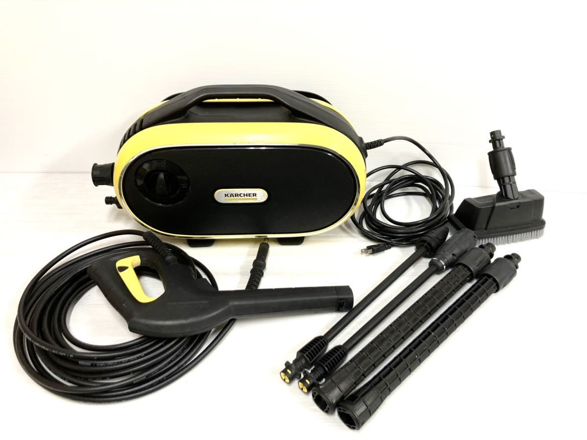 ◆KARCHER ケルヒャー◆家庭用高圧洗浄機 JTK サイレント 1.600-900.0 中古動作品 デッキクリーナー付き