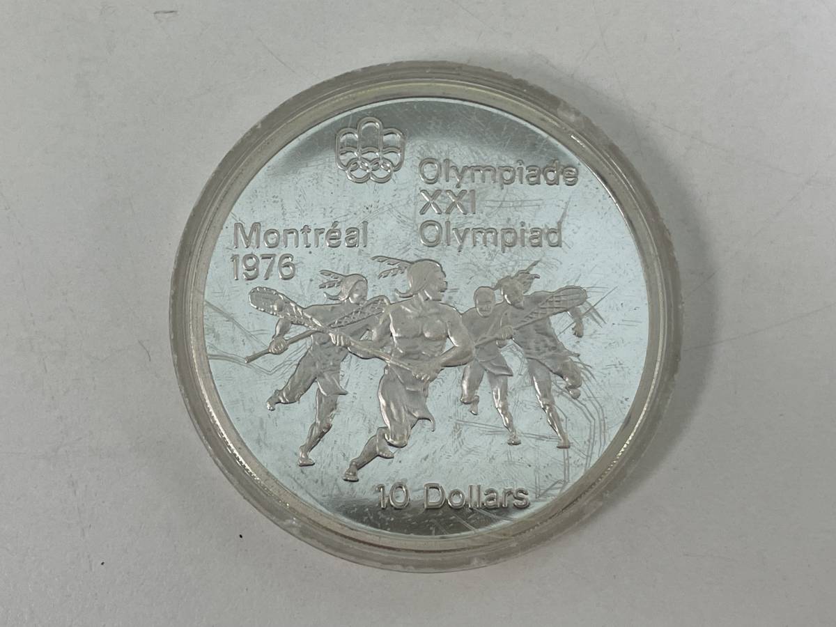 TN0508-100 8890【1円スタート】 記念銀貨 1976 モントリオール