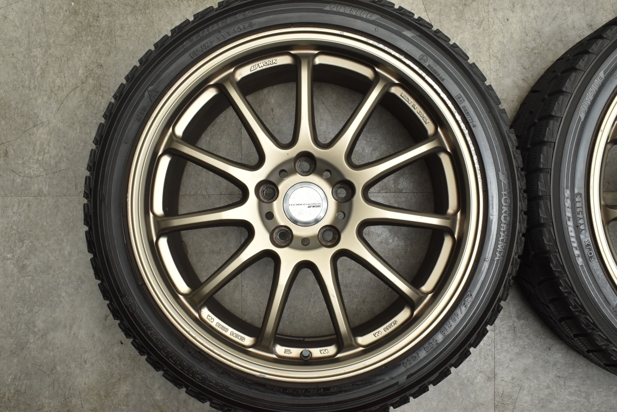 ホイールのみ販売可能】WORK エモーション 11R 18in 8.5J +47 PCD114.3 