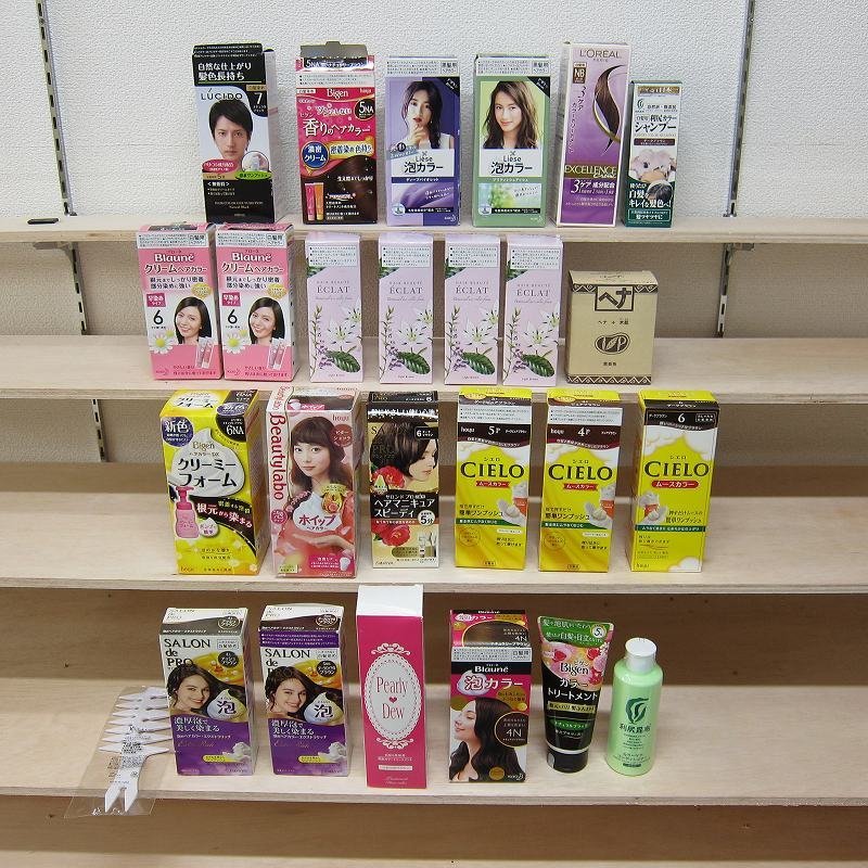  A2939S 染毛剤 まとめ ヘアカラー カラーリング 毛染め 白髪染め 種類混合 保管品(ヘアカラー)｜売買されたオークション情報、yahooの商品情報をアーカイブ公開 - オークファン ヘアカラー