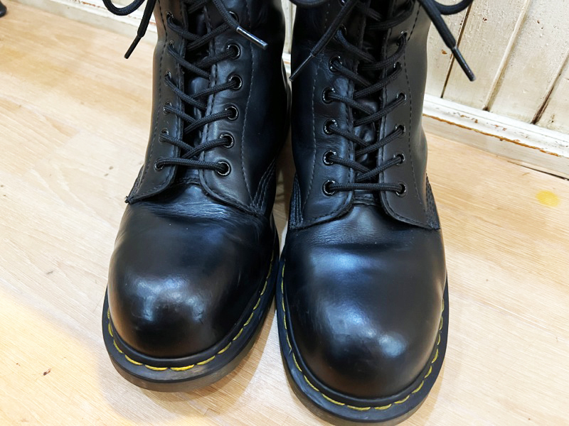 Y7☆Dr.Martens/ドクターマーチン 1919スチールトゥ10ホールブーツ 