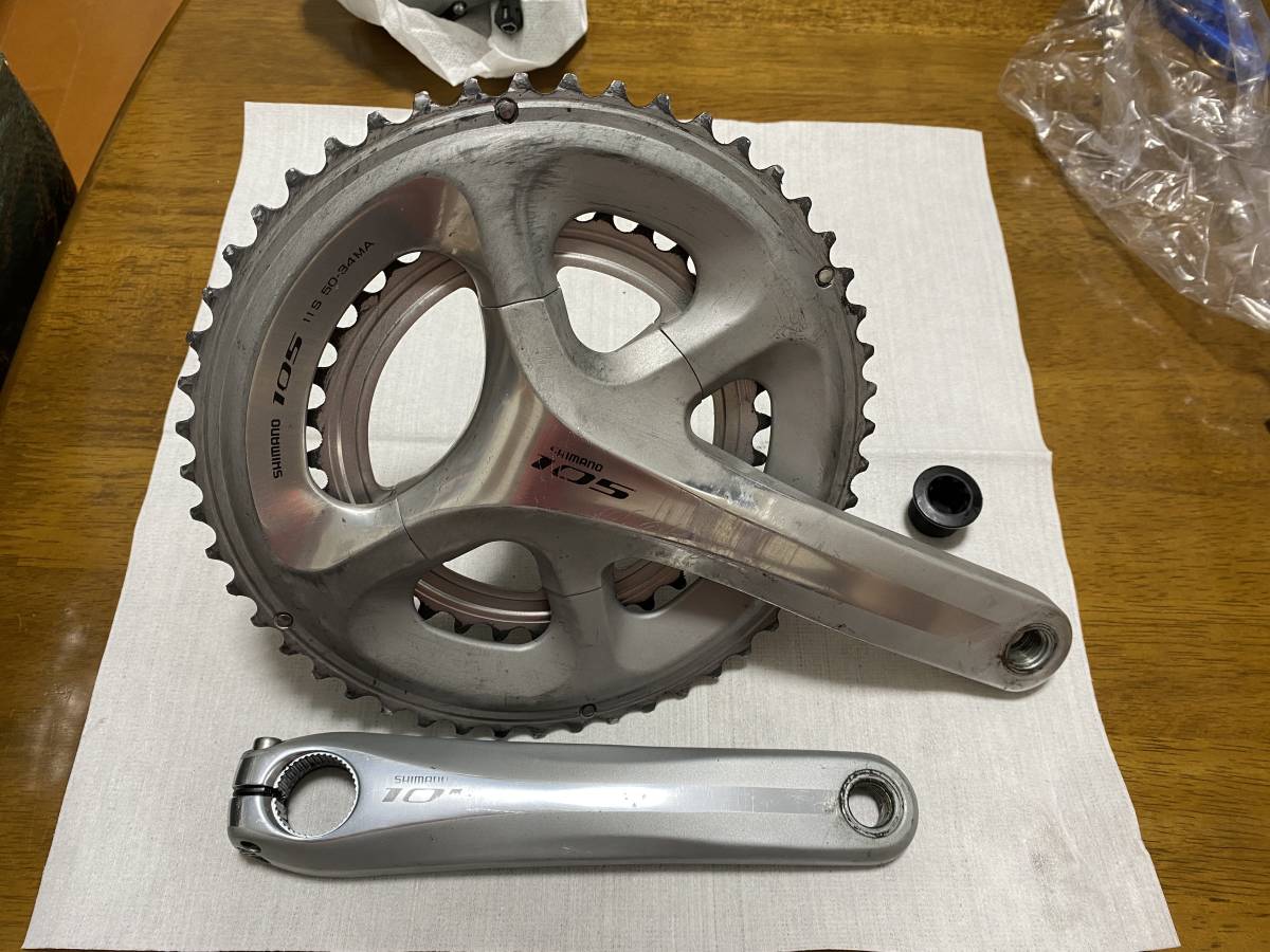 0 FC-5800 50-34 クランク長170mm 105クランクFC-5800 172.5mm ［中古 