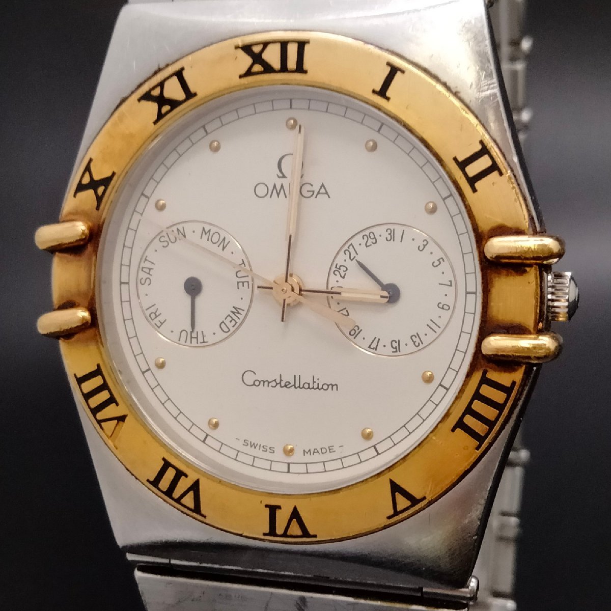 オメガ Omega 腕時計 動作品 396.1070(コンステレーション) メンズ 