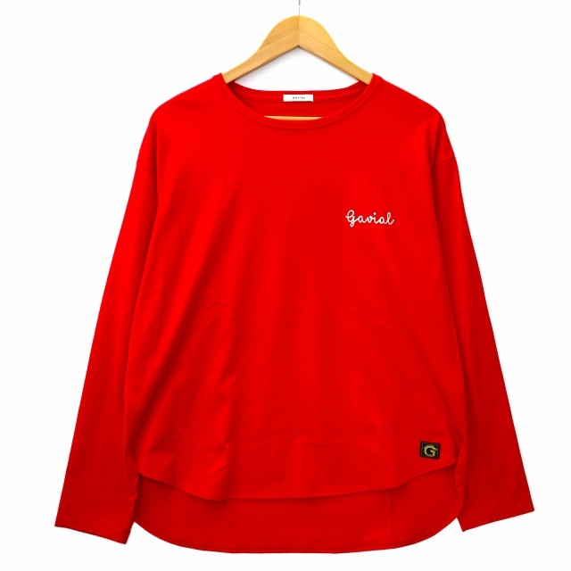 GAVIAL ガヴィル 2022AW L/S TEE cursive gavial クルーネック ロゴ 