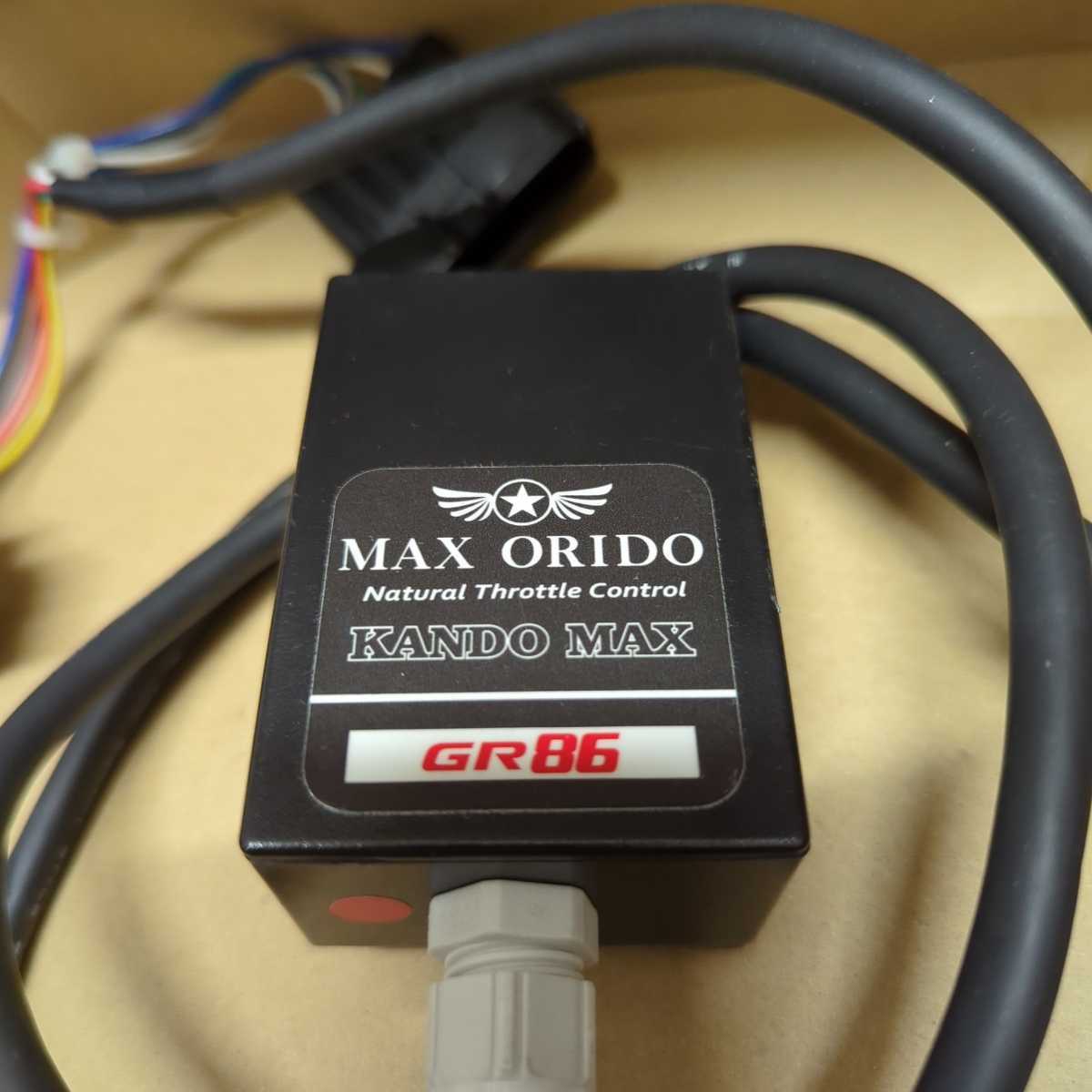 ☆超美品 感度MAX GR86 マックスオリド 織戸 ORIDO Racing スロットルコンピュータ スロコン GR86 MAX ORIDO YOKOHAMA [SHOP DEMO-CAR