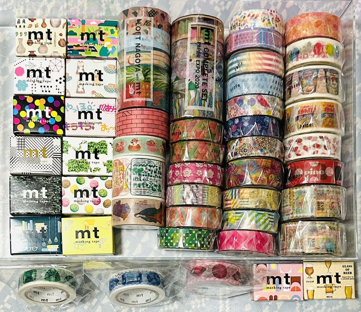 カモ井　mt、カルビー、個人作家さん　マスキングテープ　マステ　まめまめテープ　限定品、ノベルティ　まとめて　大量