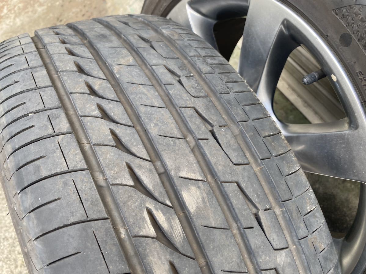 日産F50シーマ純正ホイール 18インチ 7.5J +35 114.3/5H 245/45R18 