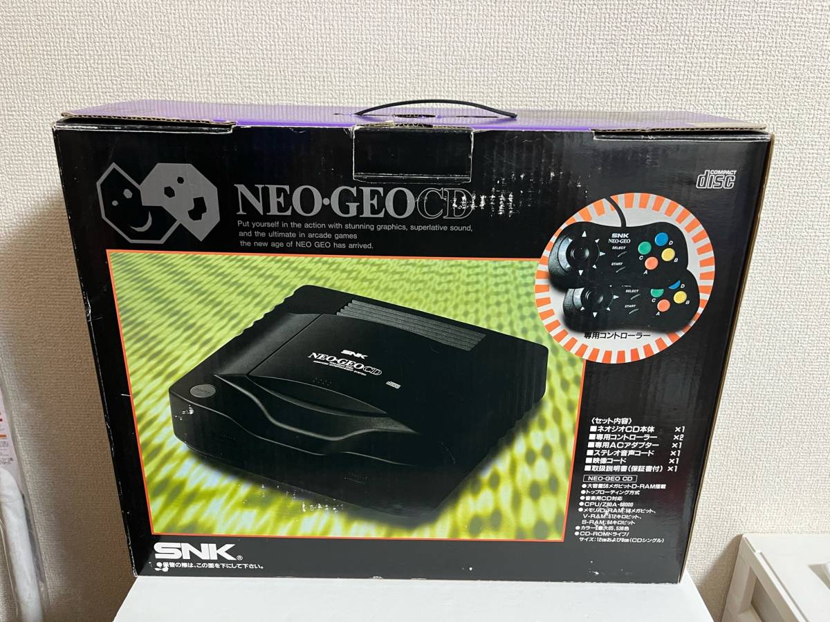 動作確認済み NEOGEO CD ネオジオCD SNK CD-T01 取扱説明書/AVケーブル欠