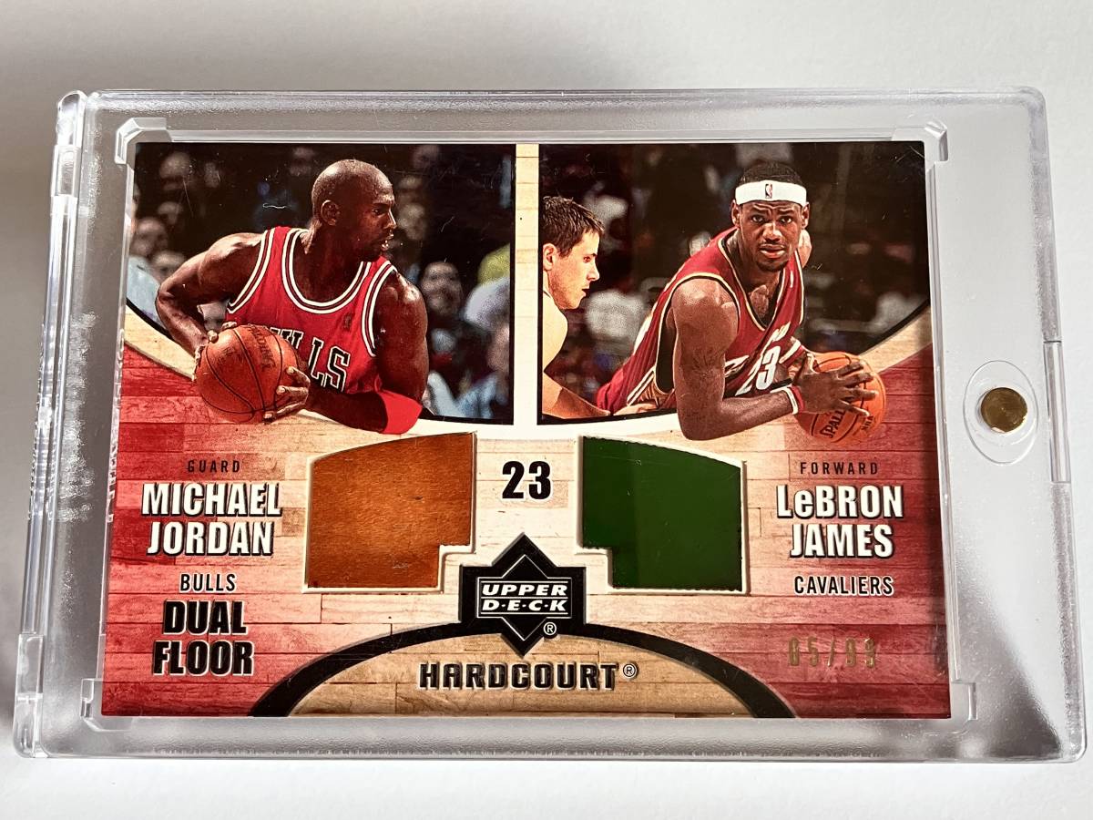 人気セール，本物保証 MICHAEL JORDAN / LEBRON JAMES 2006-07 UD HARDCOURT DUAL FLOOR /99 ジョーダン レブロン(バスケットボール)｜売買されたオークション情報、yahooの商品情報をアーカイブ公開 - オークファン その他