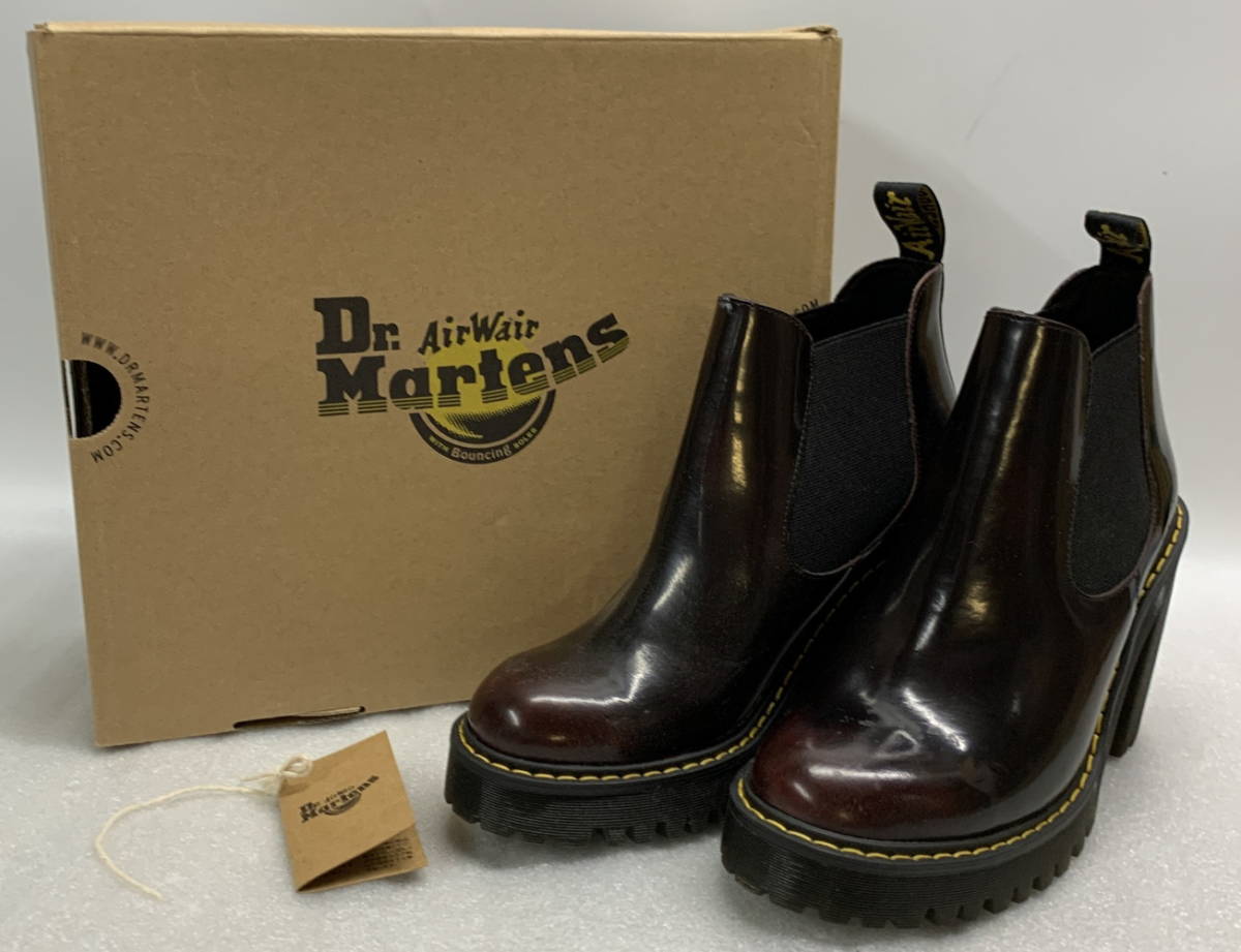 ◇ Dr.Martens HURSTON CHERRY RED [ AW006 ] UK5/US7/EU38 【長期保管/汚れあり】 ハーストン ドクターマーチン / 中古(S230821_5)