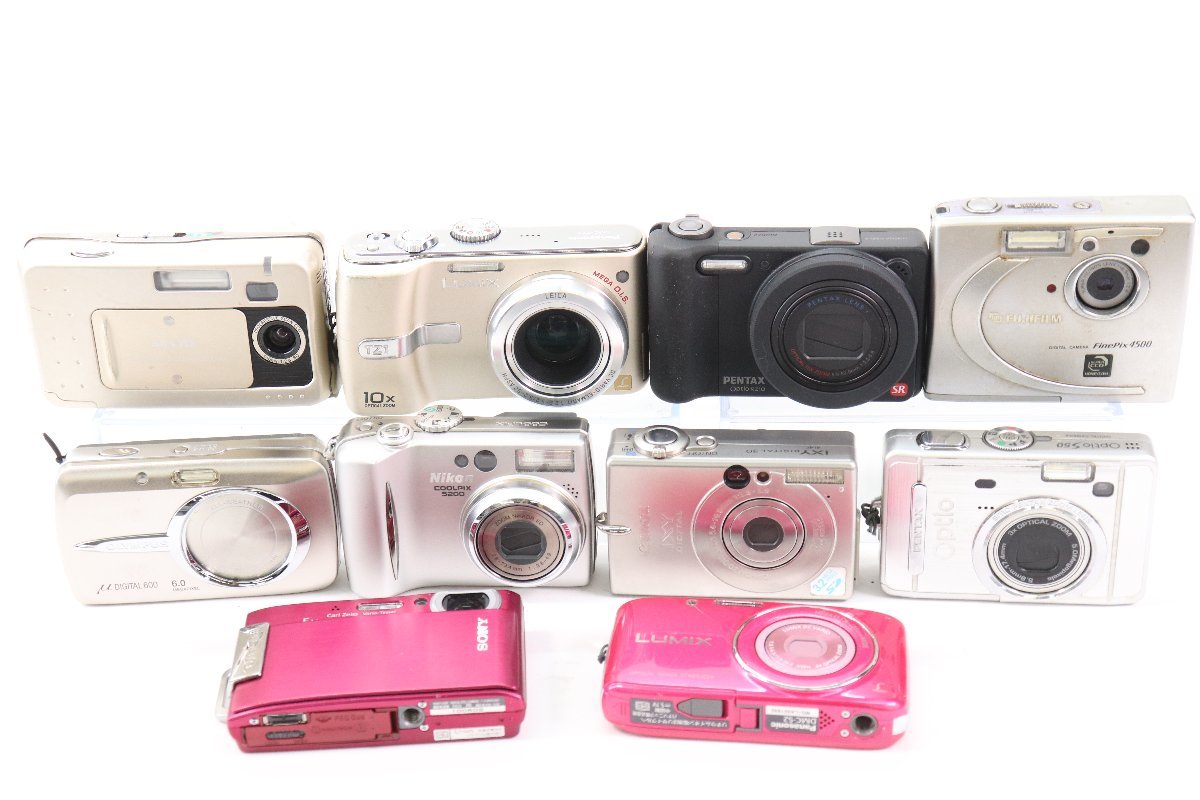 50点】CANON OLYMPUS CASIO NIKON FUJIFILM 等 コンパクトデジタル
