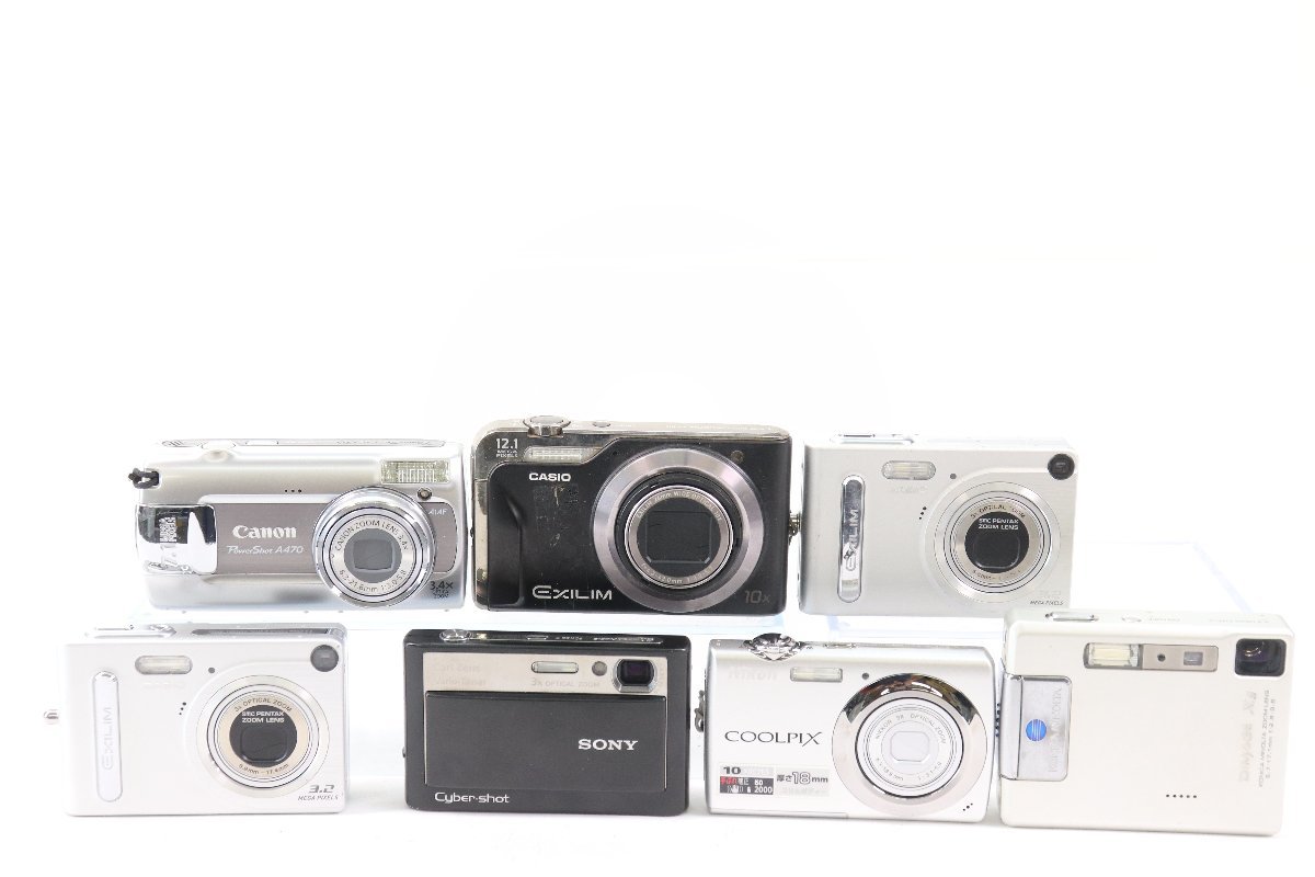 50点】CANON OLYMPUS CASIO NIKON FUJIFILM 等 コンパクトデジタル