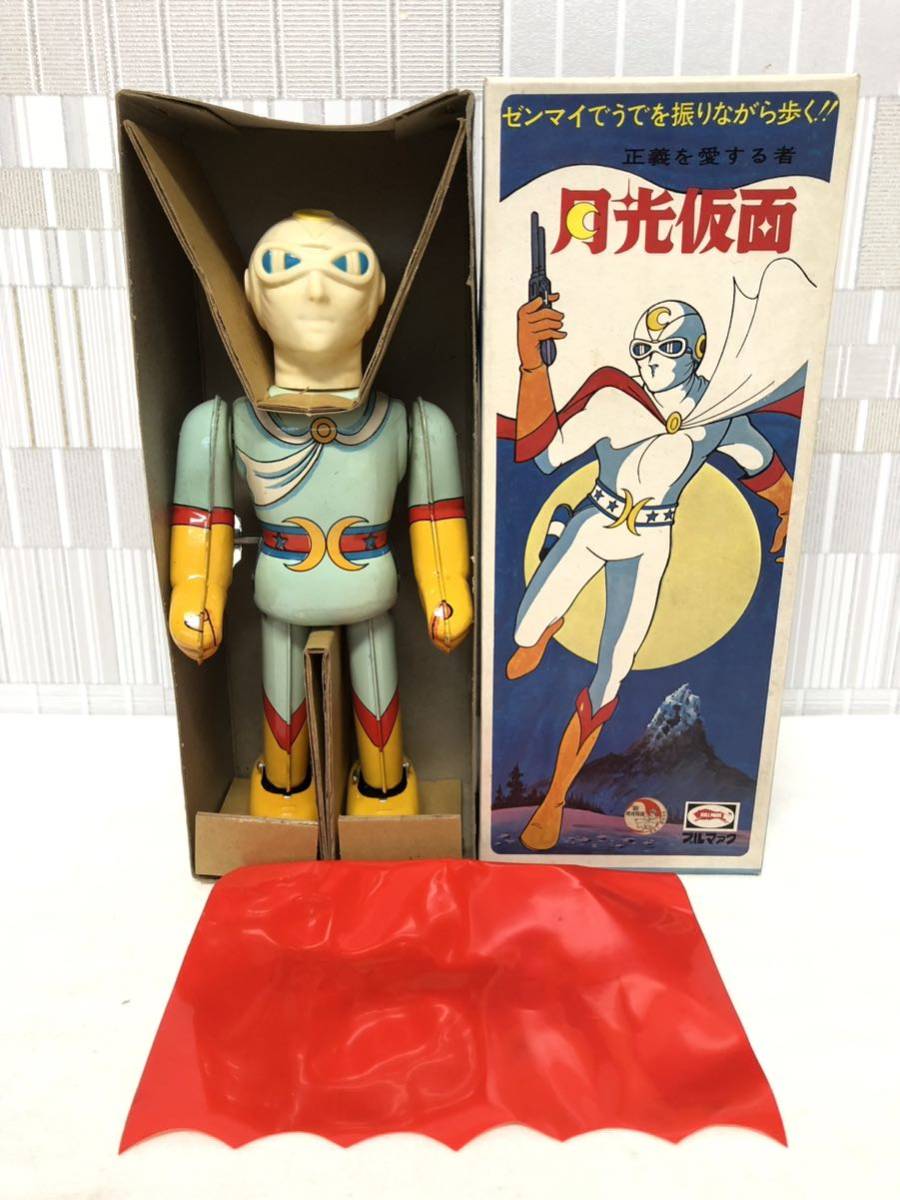 定番，新作登場 当時物 ブルマァク ブリキ ゼンマイ 月光仮面 ゼンマイ 腕を振りながら歩く 箱付 現状品 保管品 おもちゃ(人間)｜売買されたオークション情報、yahooの商品情報をアーカイブ公開 - オークフ 人間