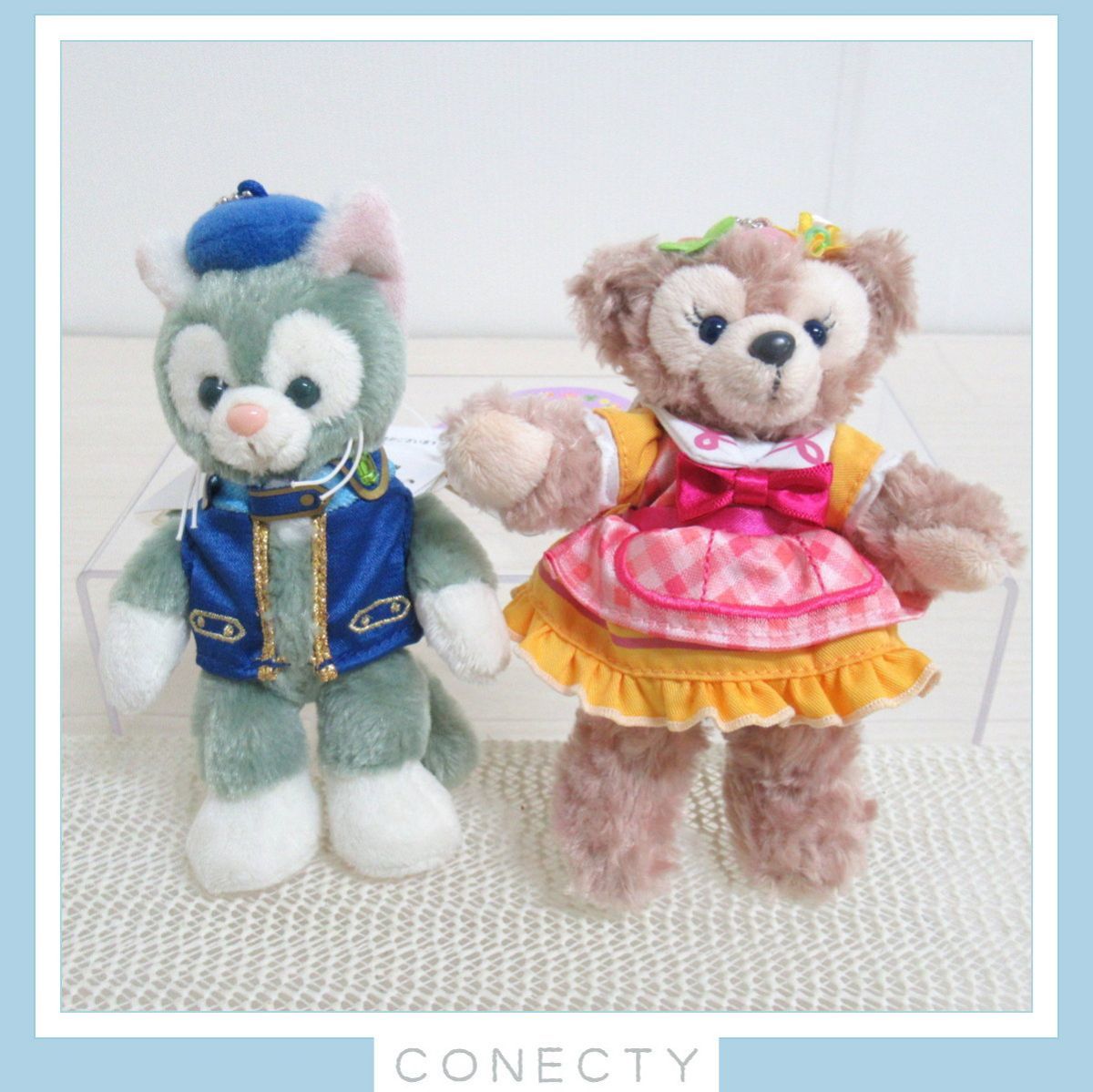 オープンマウス付き！ダッフィー 、シェリーメイぬいぐるみバッジ