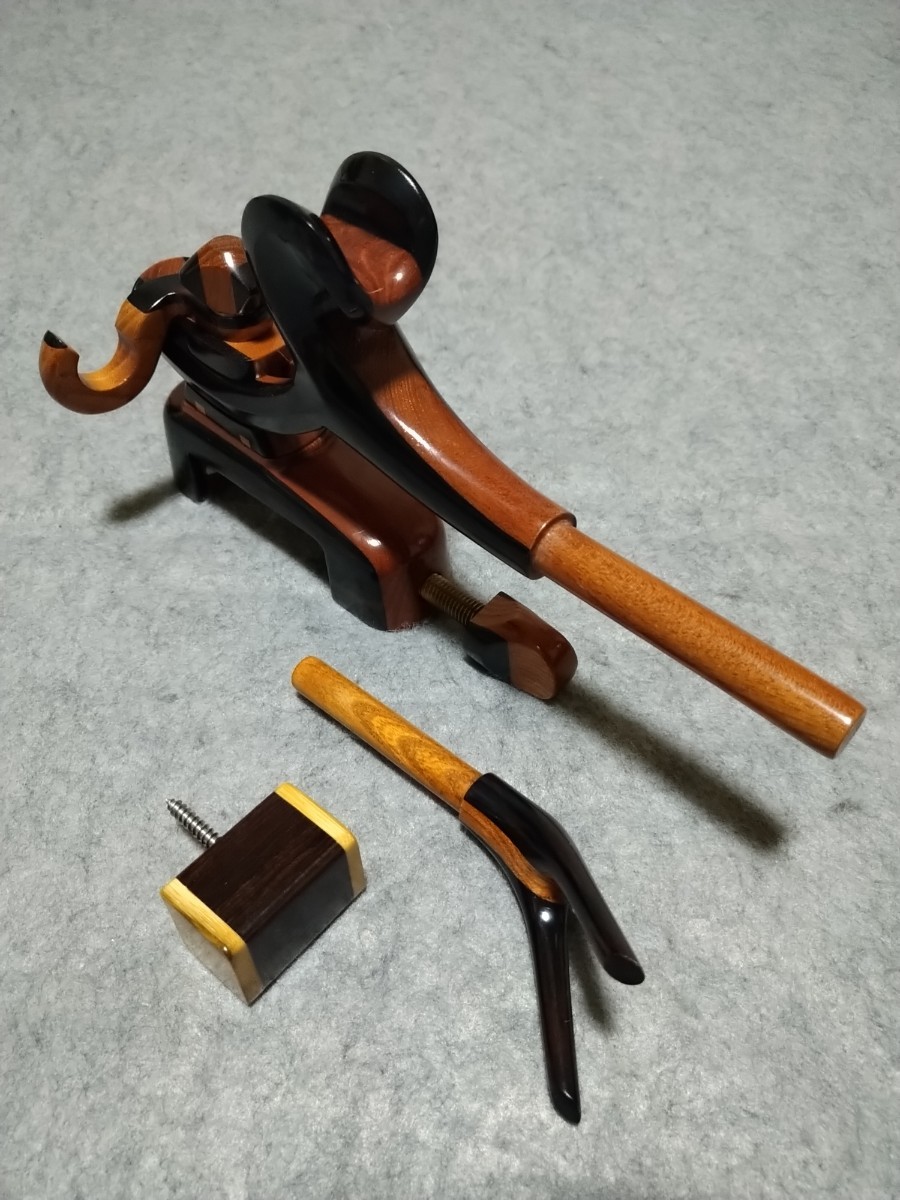 ヘラブナ 弓型万力 けやきと黒檀 銘有り 【公式通販】