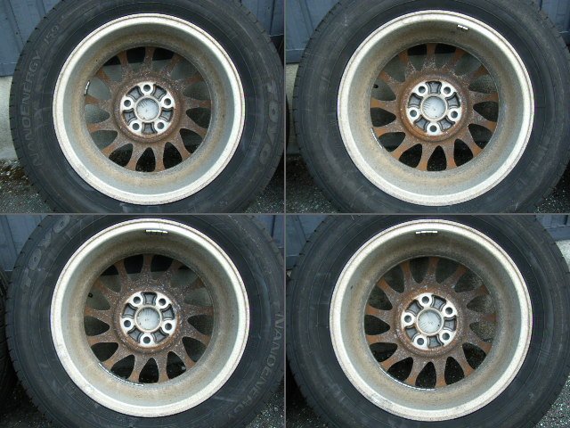 トヨタ プログレ 純正 アルミ 15×6JJ OFF58 PCD114.3-5H 2017年製 195
