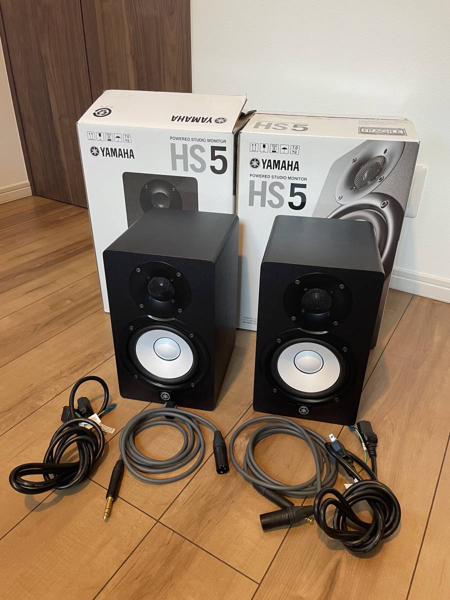 YAMAHA HS5 ペア 1，000円値引き後 スピーカー・ウーファー オーディオ