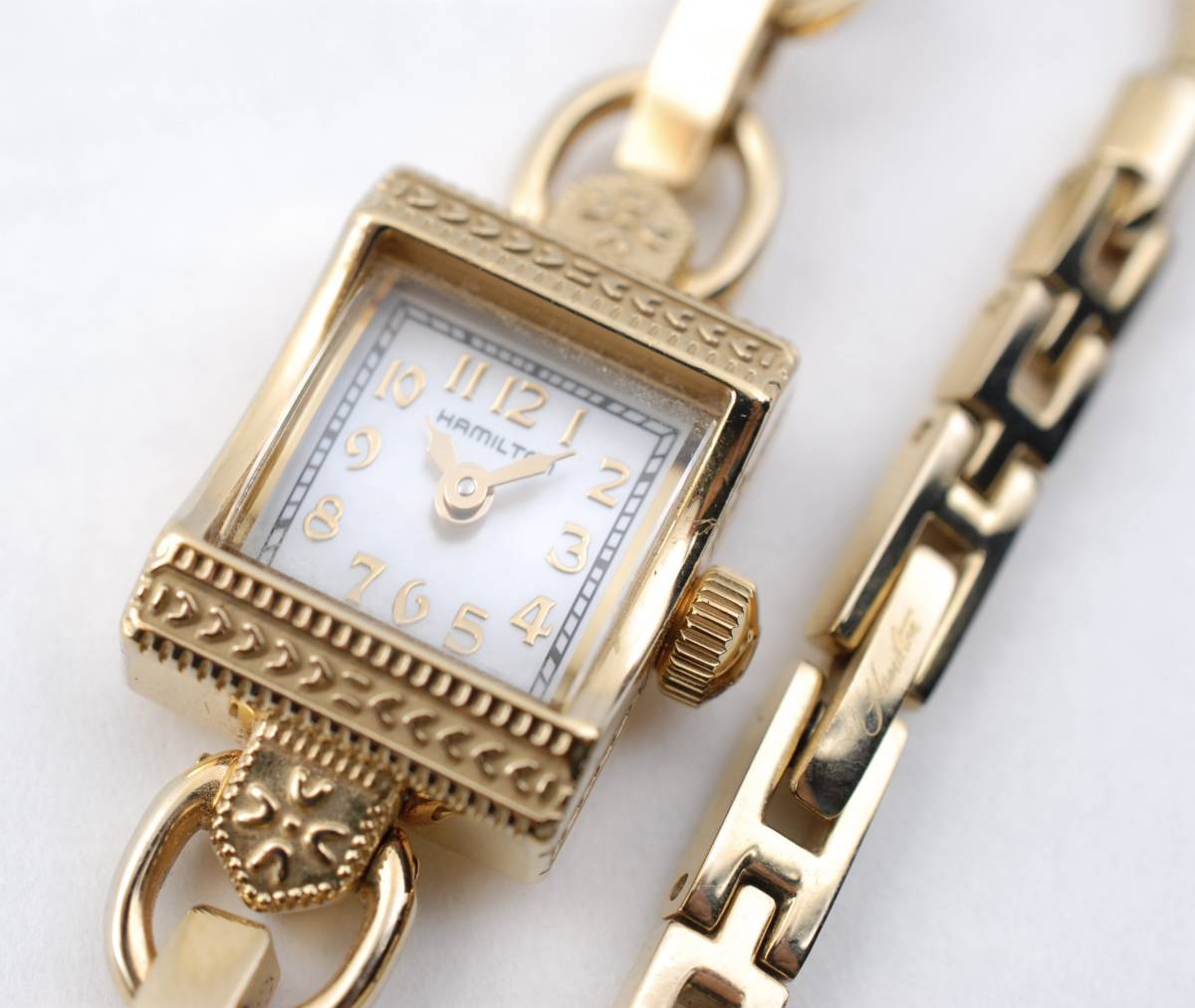 【貴重】ハミルトン/280.002/クオーツ/シェル文字盤/レディース腕時計/ 貴重】ハミルトン/280.002/クオーツ/シェル文字盤/レディース腕時計