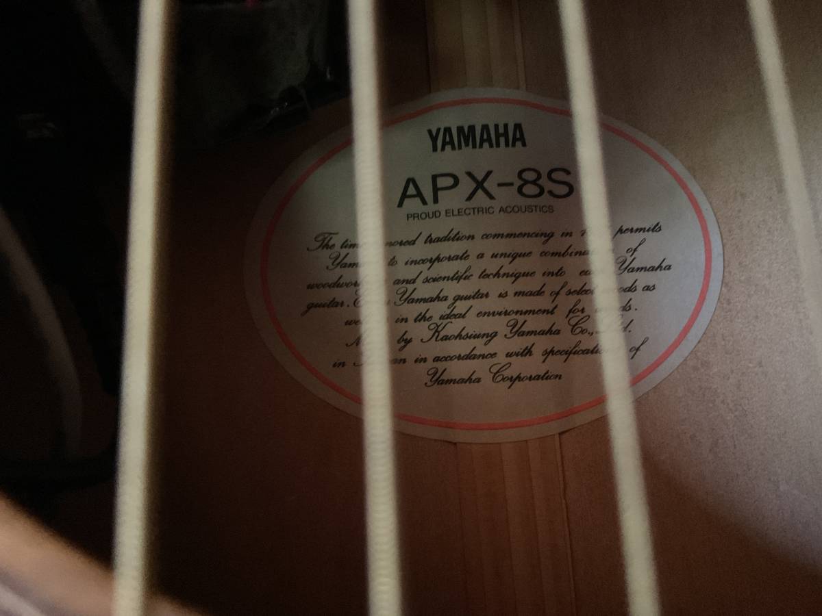 YAMAHA APX−8S ヤマハ エレアコ 長渕剛 スティーブルカサー エレアコ
