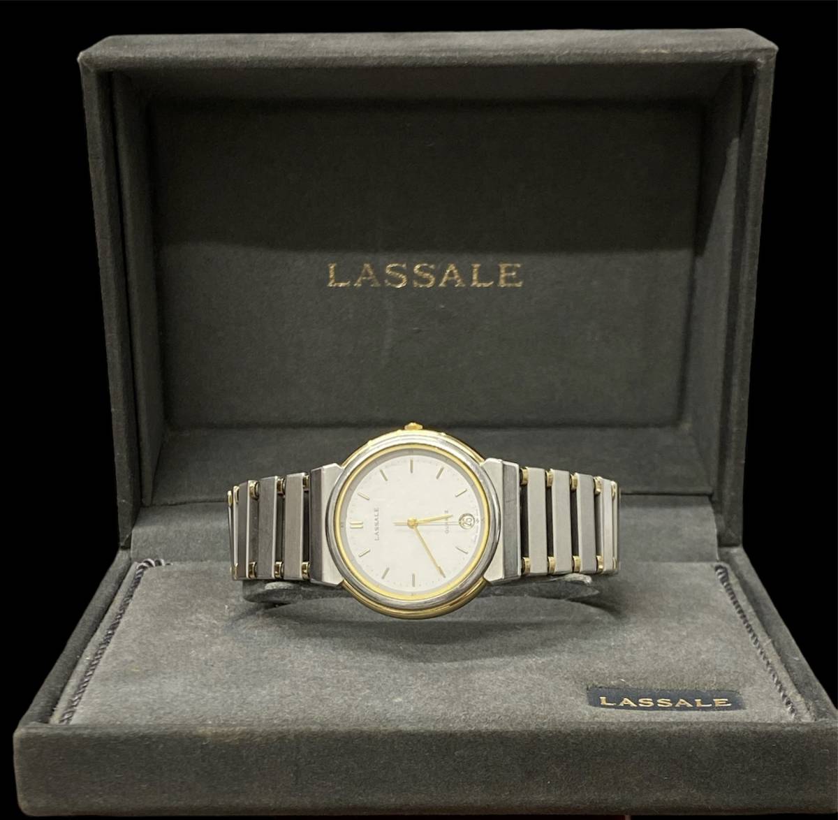 電池交換済みセイコーレディース腕時計LASSALE クォーツ