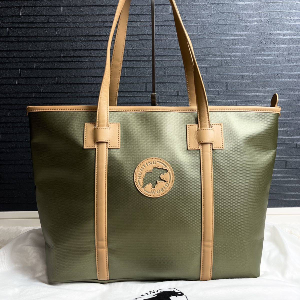 極美品/A4収納 ○HUNTING WORLD ハンティングワールド メンズ ビジネス 