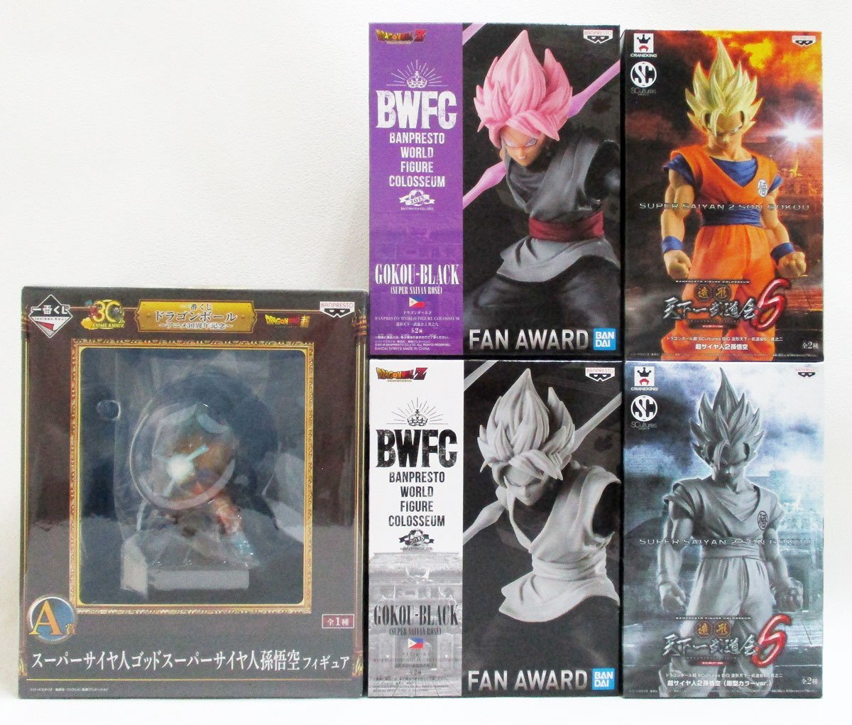 福袋 ドラゴンボール フィギュア Tシャツ ワーコレ 色紙 大量 75個 