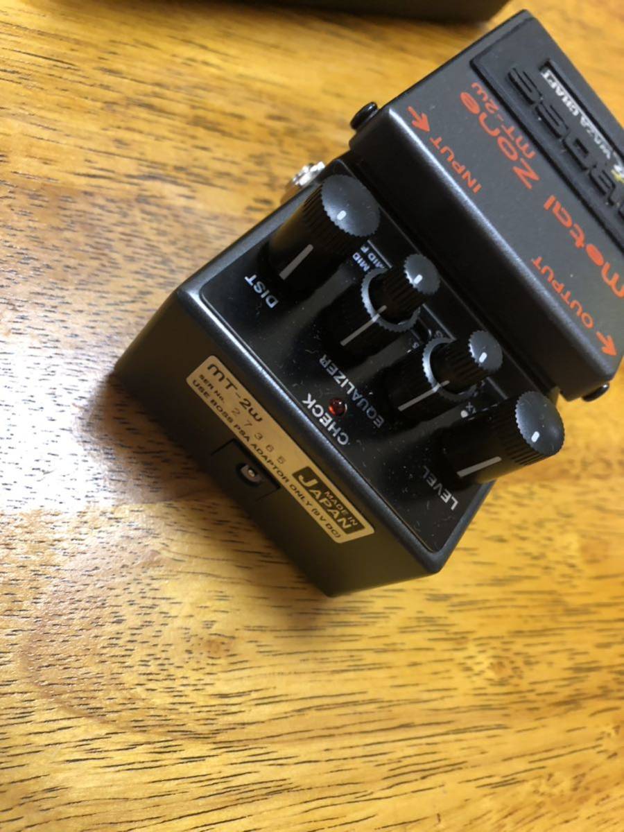 ☆1円スタート☆BOSS MT-2W METAL Zone Waza Craft 技 made in Japan