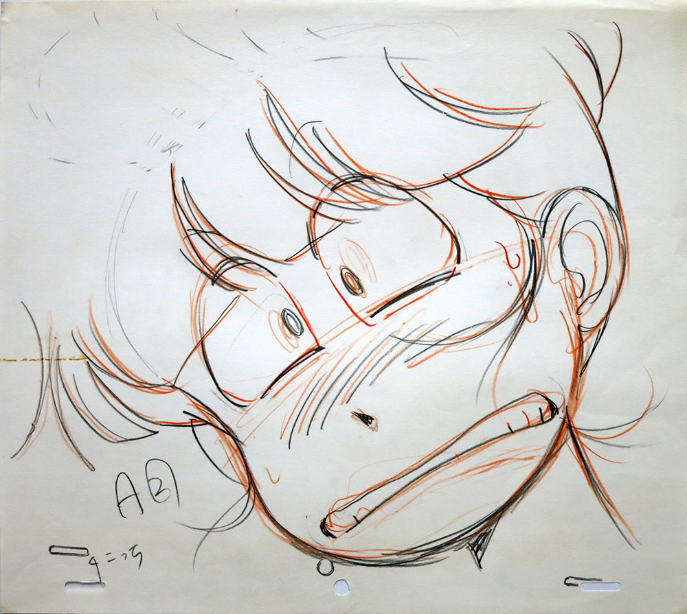 アニメ『ときめきトゥナイト』原画2カット☆セル画なし☆池野恋☆(た 