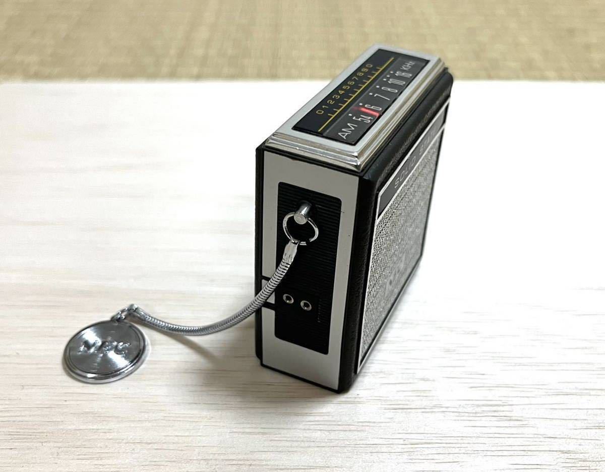 希少 ヴィンテージ 美品【NEC 8石AMマイクロラジオ NT-8M91】動作品