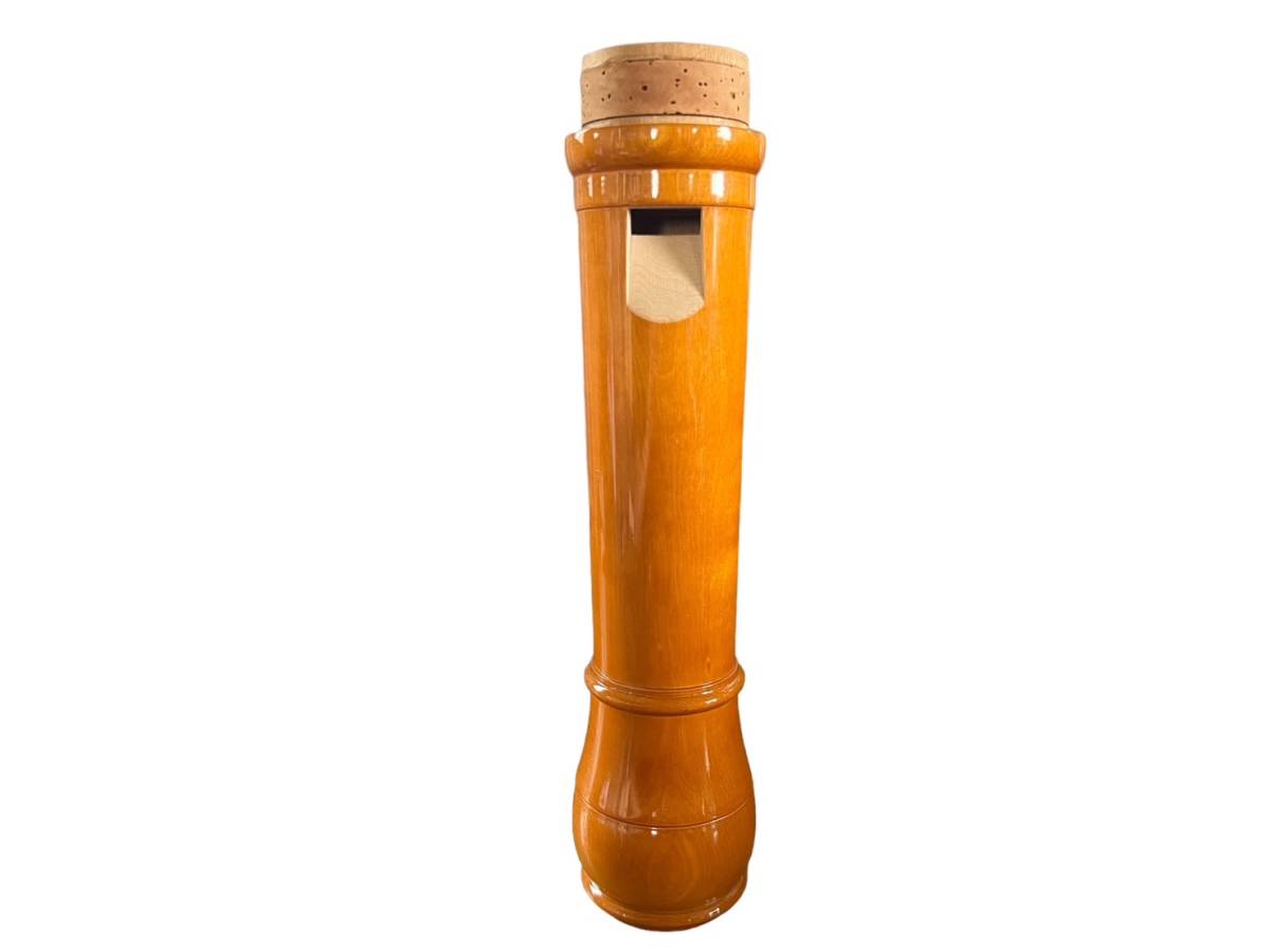 to0750 美品 希少 ZENON ゼンオン バスリコーダー 木管楽器 木製