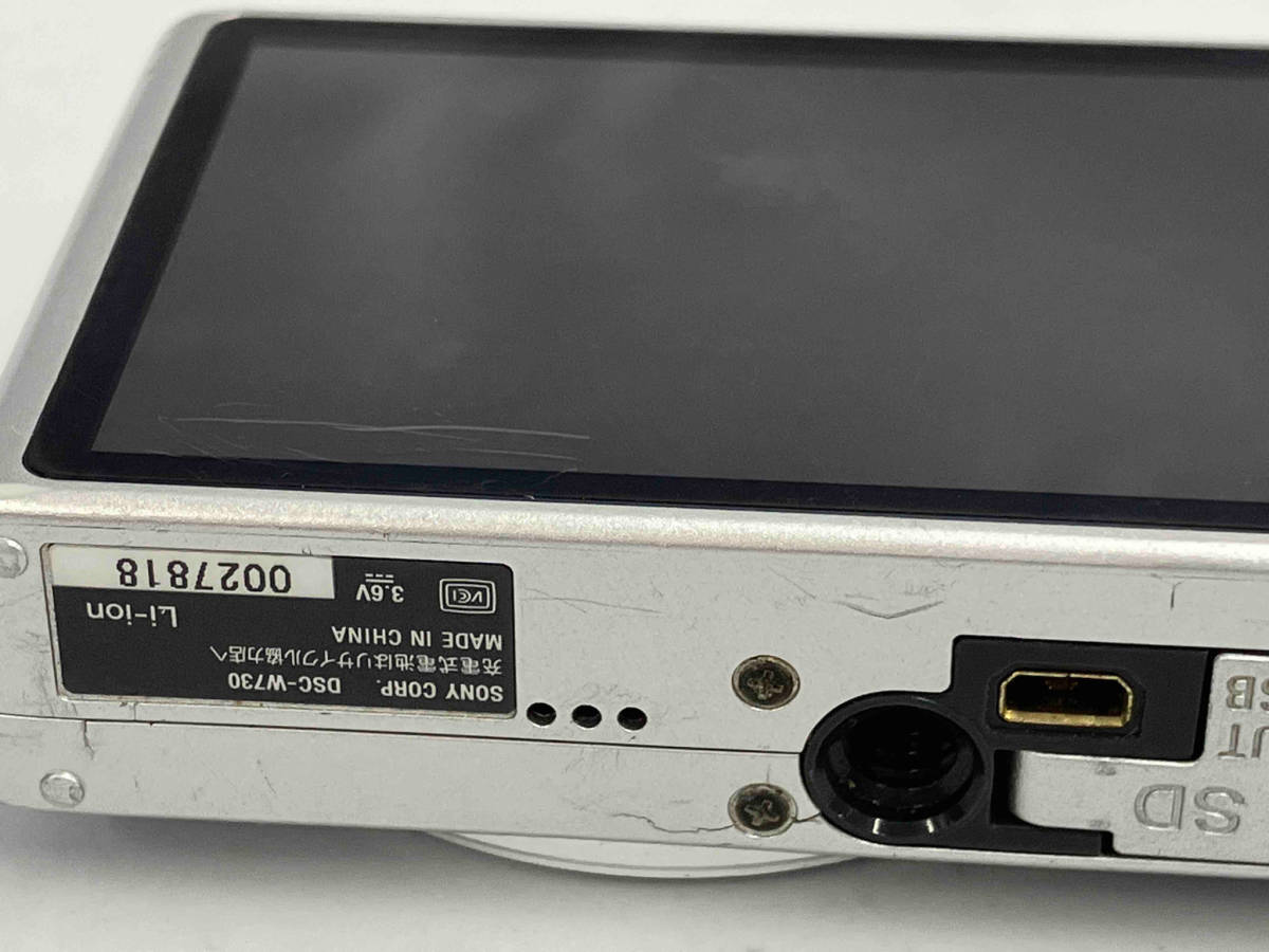 ジャンク SONY DSC-W730/S サイバーショット DSC-W730 (シルバー