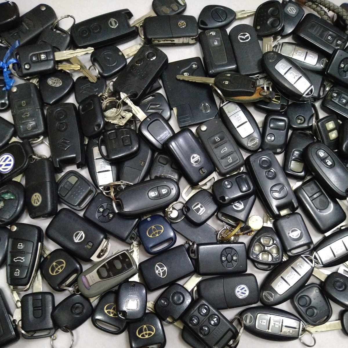 スマートキー　100個セット販売 スギカウ / エースキーボックス CI-100 アイボリー