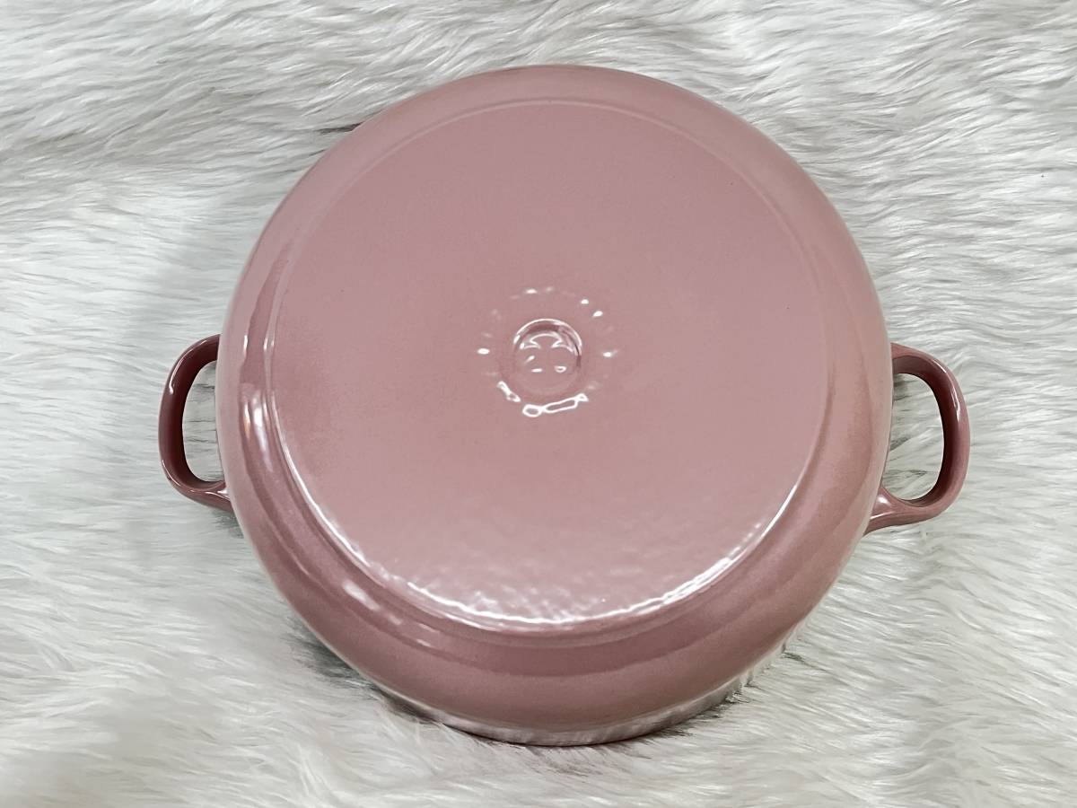ルクルーゼ ココット ロンド お鍋 両手鍋 パウダーピンク レア 20cm Le