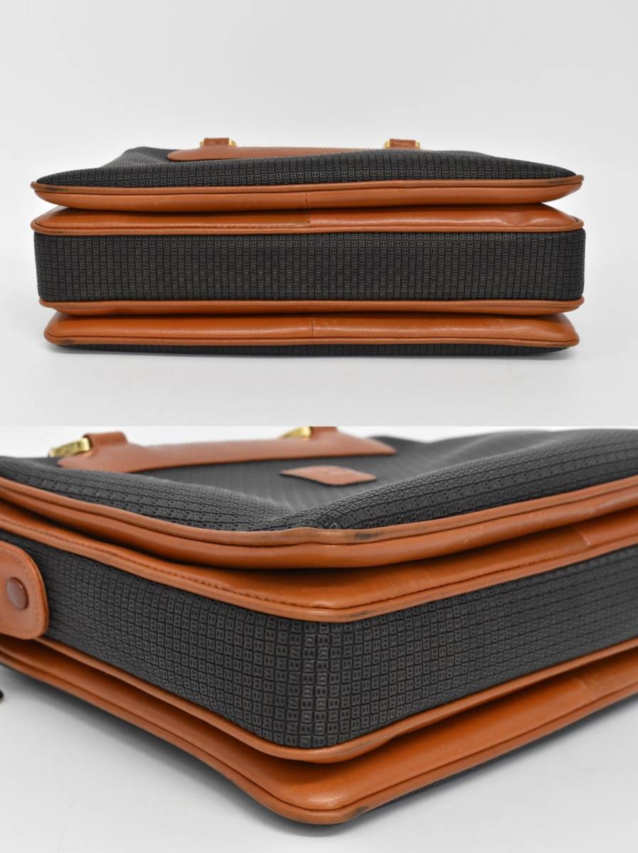 590M 0829M2) 1円～ BALLY バリー ヴィンテージ ハンドバッグ ロゴ柄 