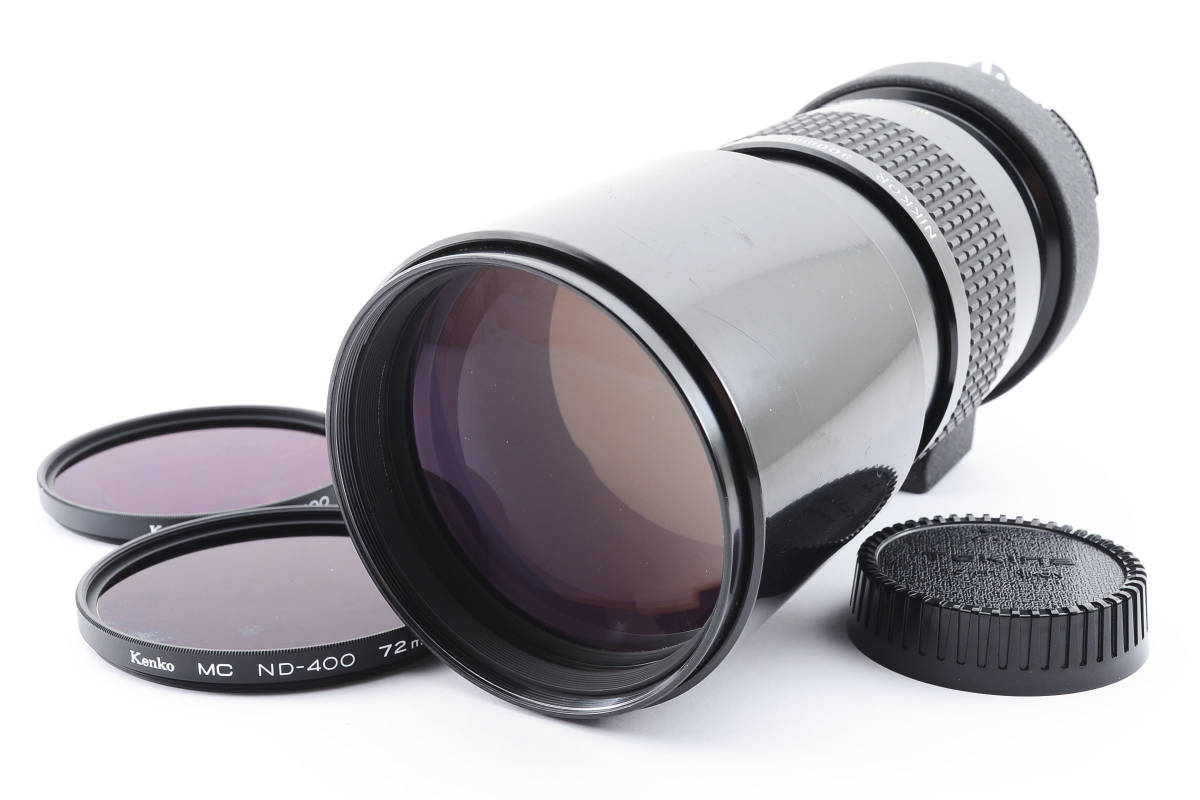☆ニコン/NIKON Ai NIKKOR 300mm f4.5 ＋ ケンコー MC ND-400 72mm 2枚付き♪　♯1780