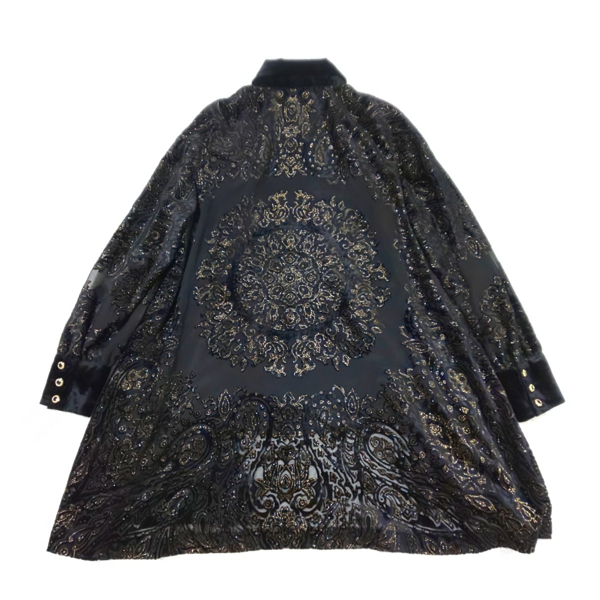 極美品/希少】Leilian レリアン ヴィンテージ レース切替ベルベット 