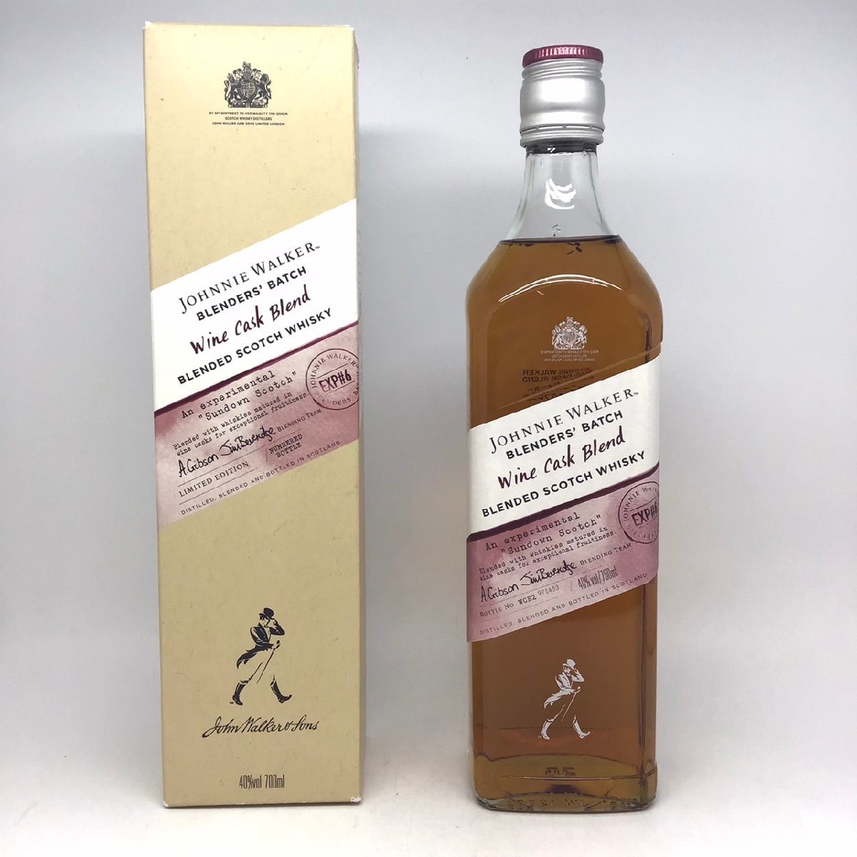未開栓 ジョニーウォーカー ワインカスクブレンド 箱付 700ml 40％ CA
