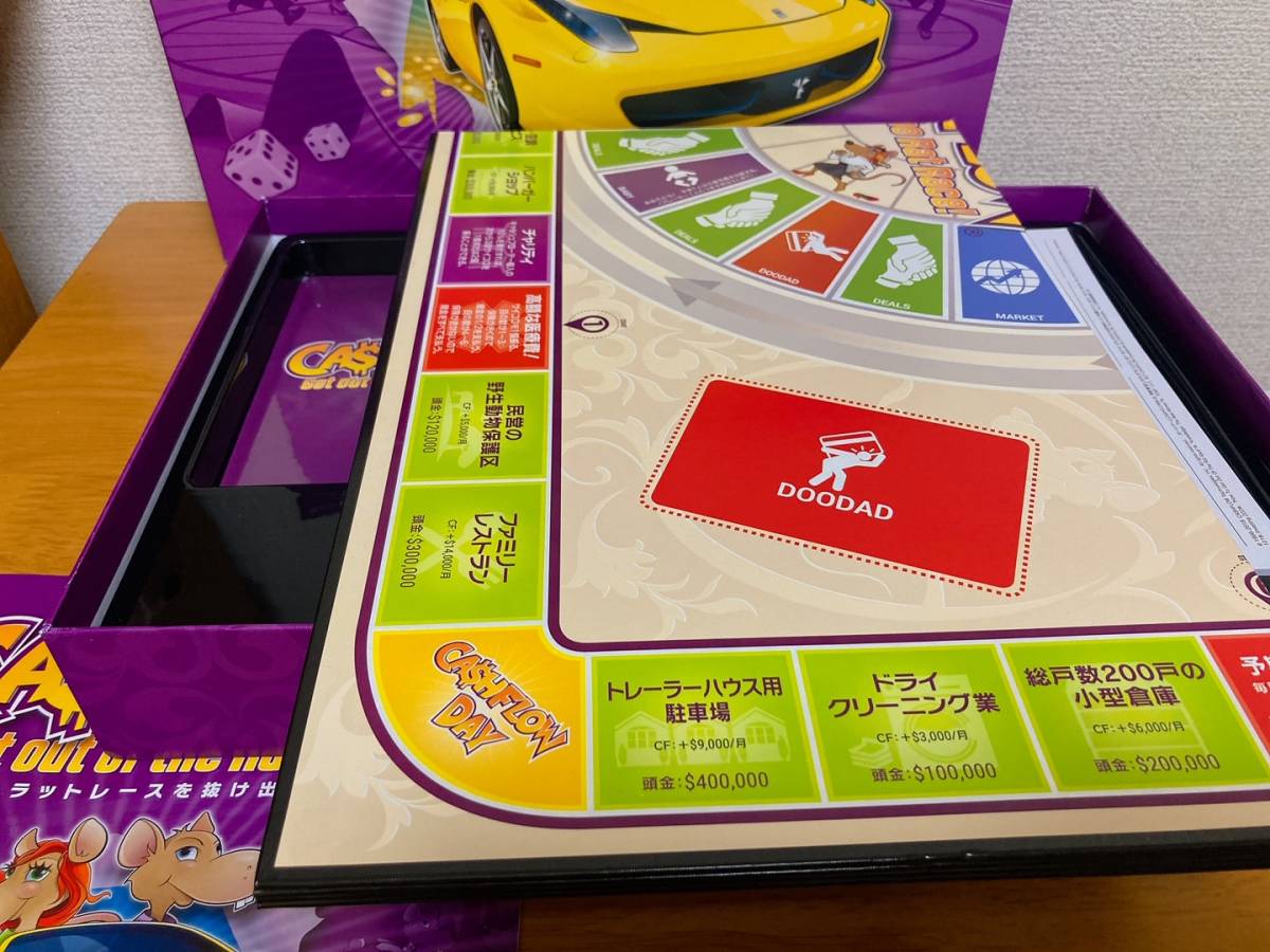 訳アリ美品・欠品なし】キャッシュフローゲーム 日本語版 ボードゲーム